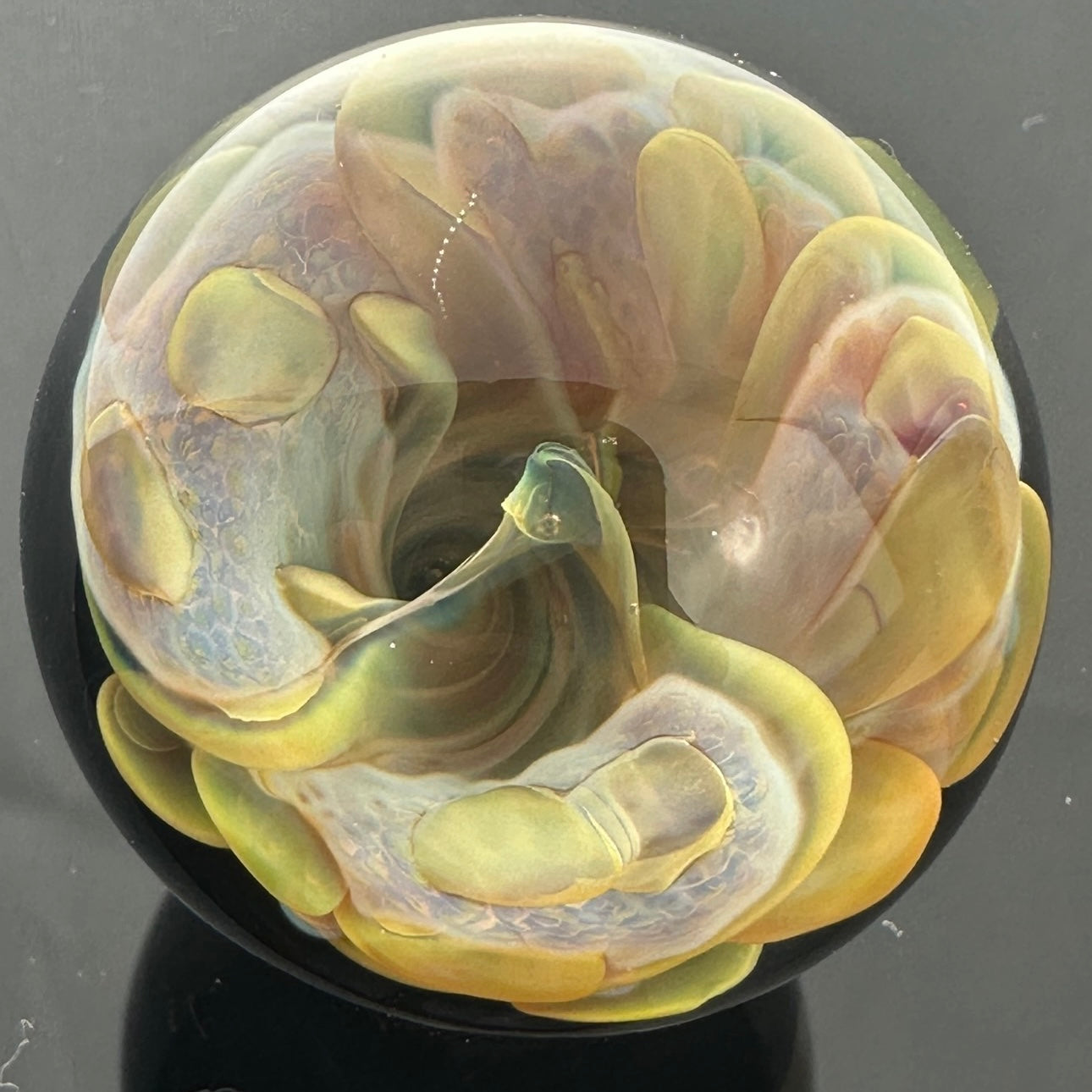 Handmade Blown American Glass Spheres (Contains 24k gold and 0.999 pure silver)