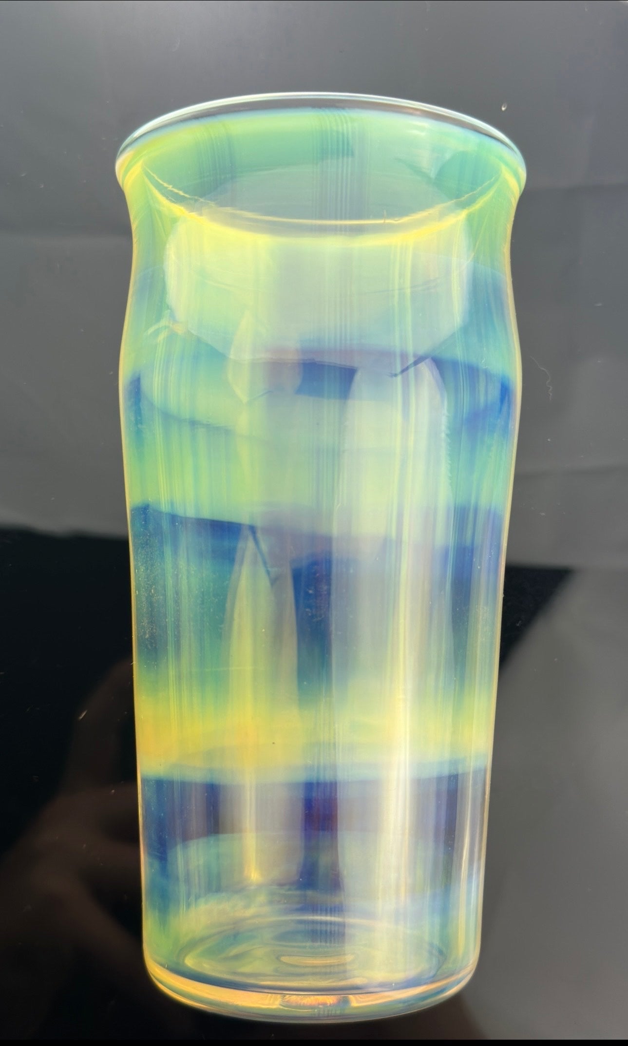 Handmade Blown American Glass Drinking Glasses(Contains 0.999 pure silver)