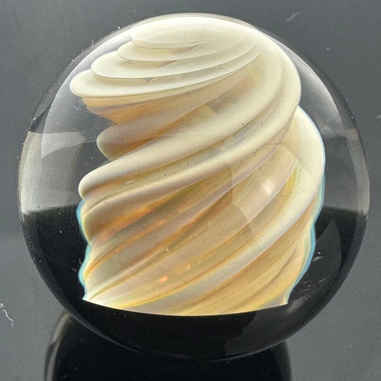 Handmade Blown American Glass Spheres (Contains 24k gold and 0.999 pure silver)