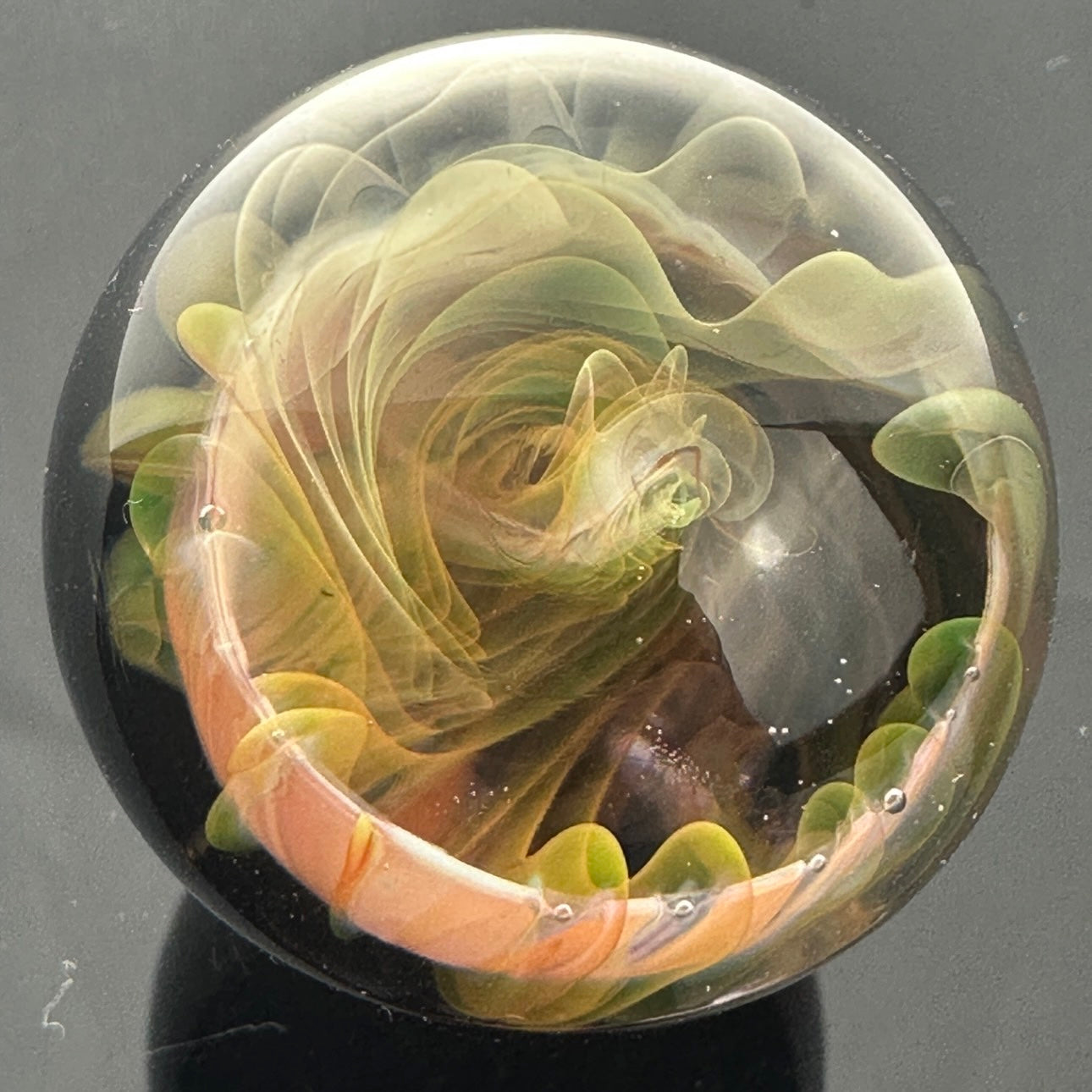 Handmade Blown American Glass Spheres (Contains 24k gold and 0.999 pure silver)