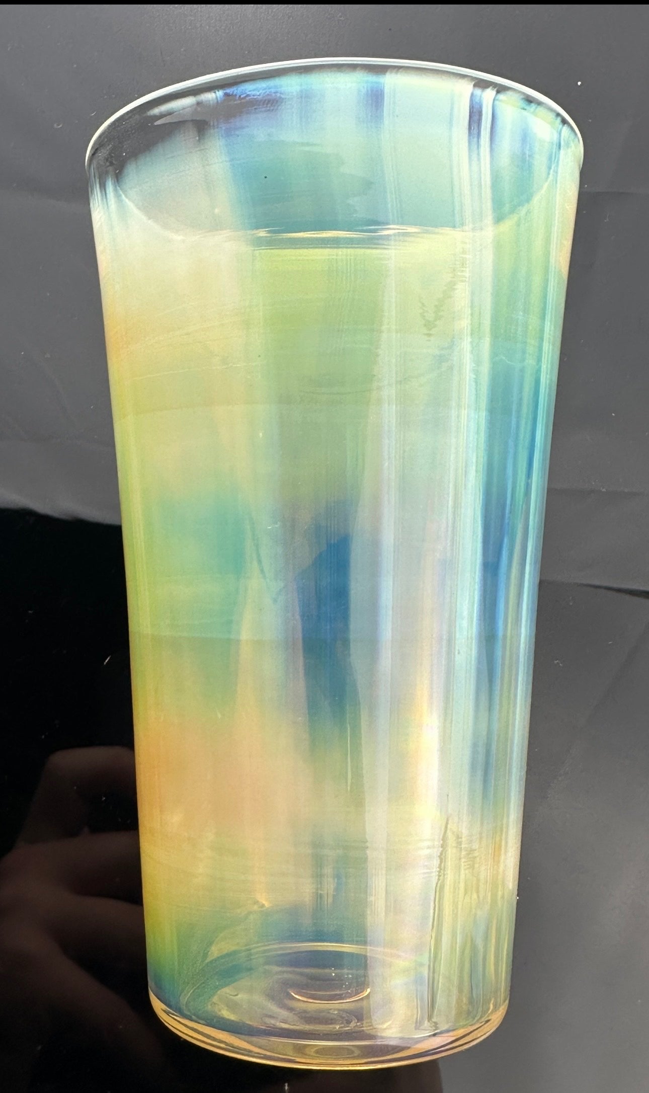 Handmade Blown American Glass Drinking Glasses(Contains 0.999 pure silver)