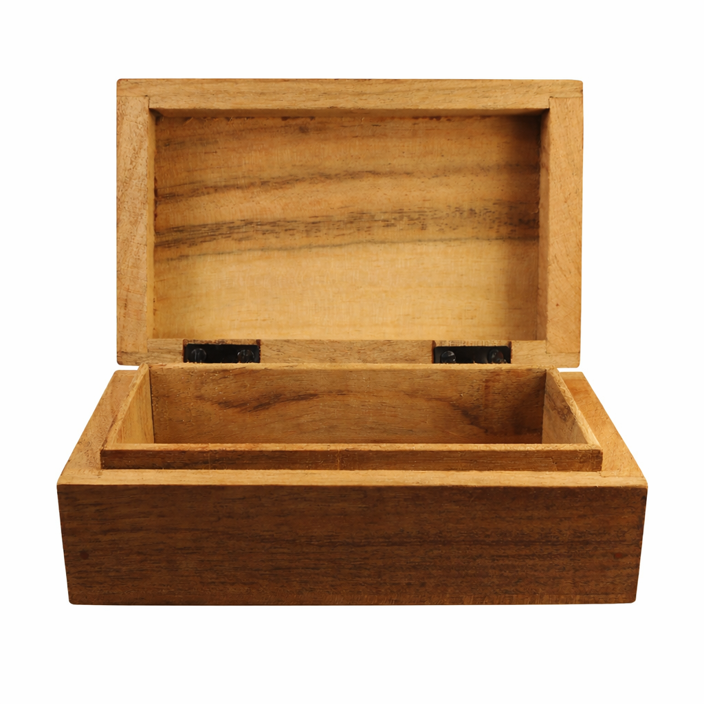 Pentacle Moon Wooden Box 4x6
