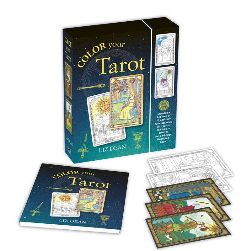 Color Your Tarot by Liz Dean: Mixed Media; 64 pages / English