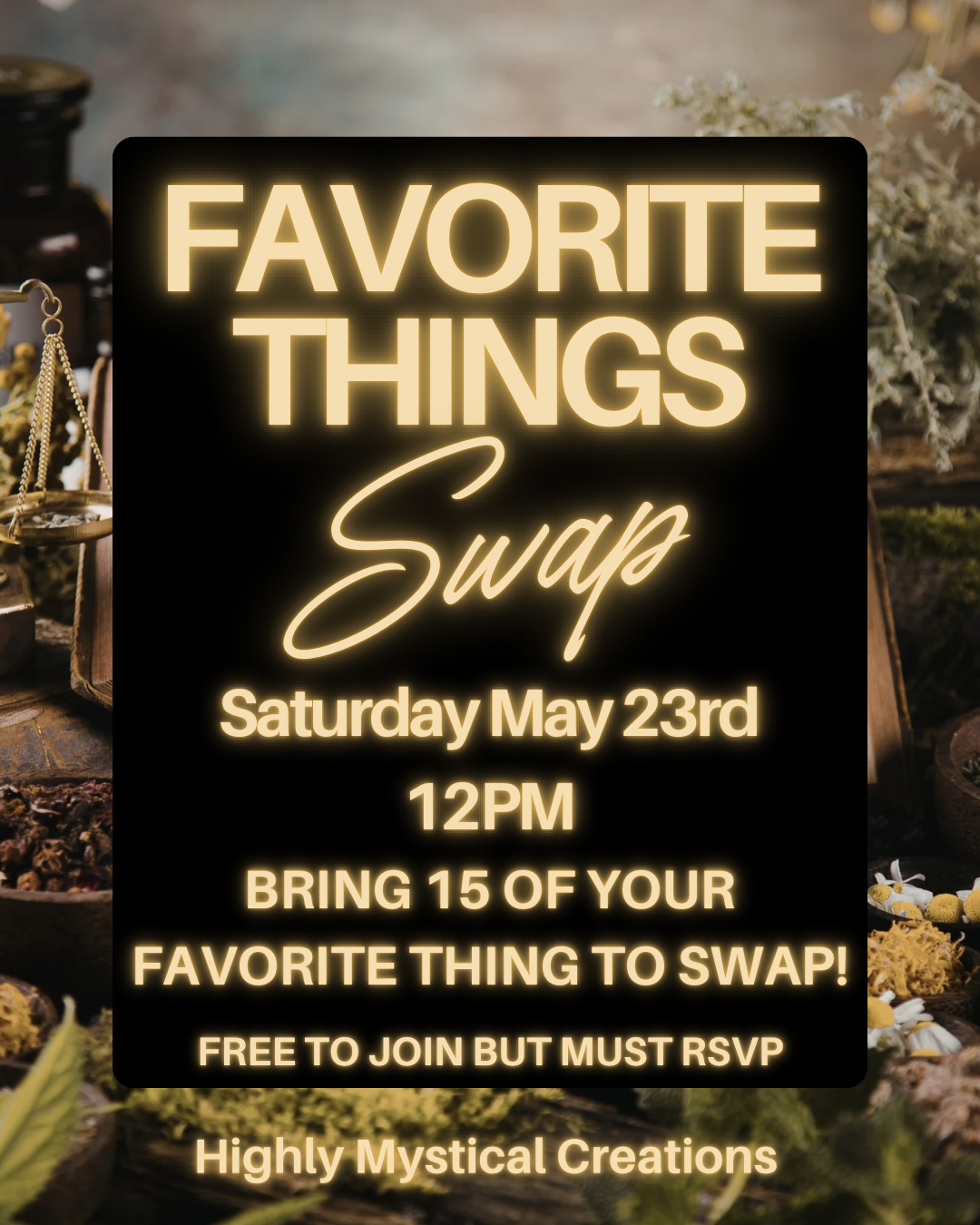 Favorite Things Swap
