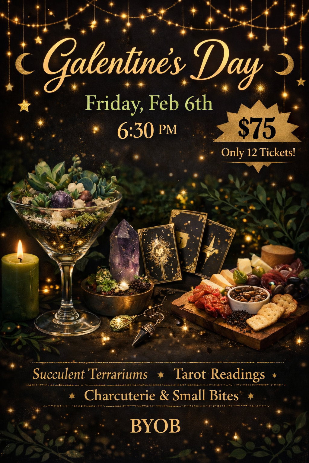 Galentine’s Event: Terrariums & Tarot