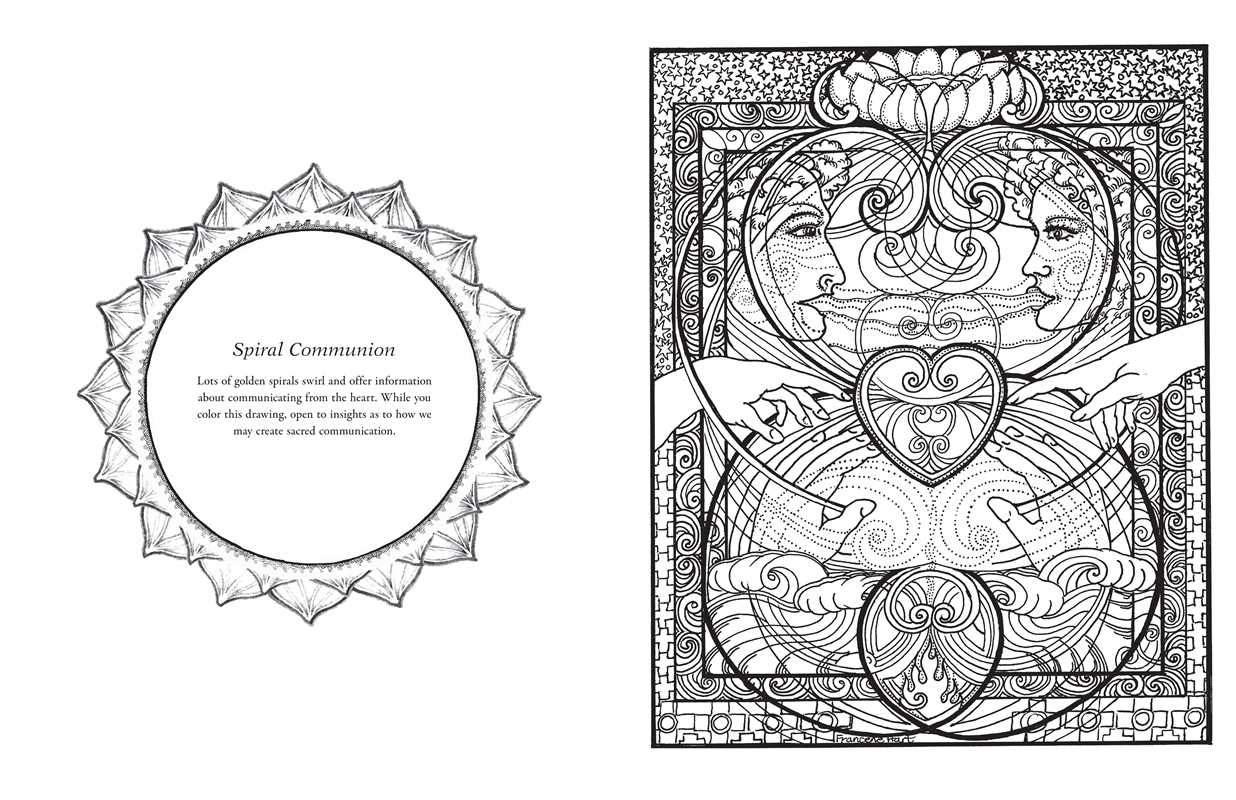 Sacred Geometry Coloring Book by Francene Hart: Paperback