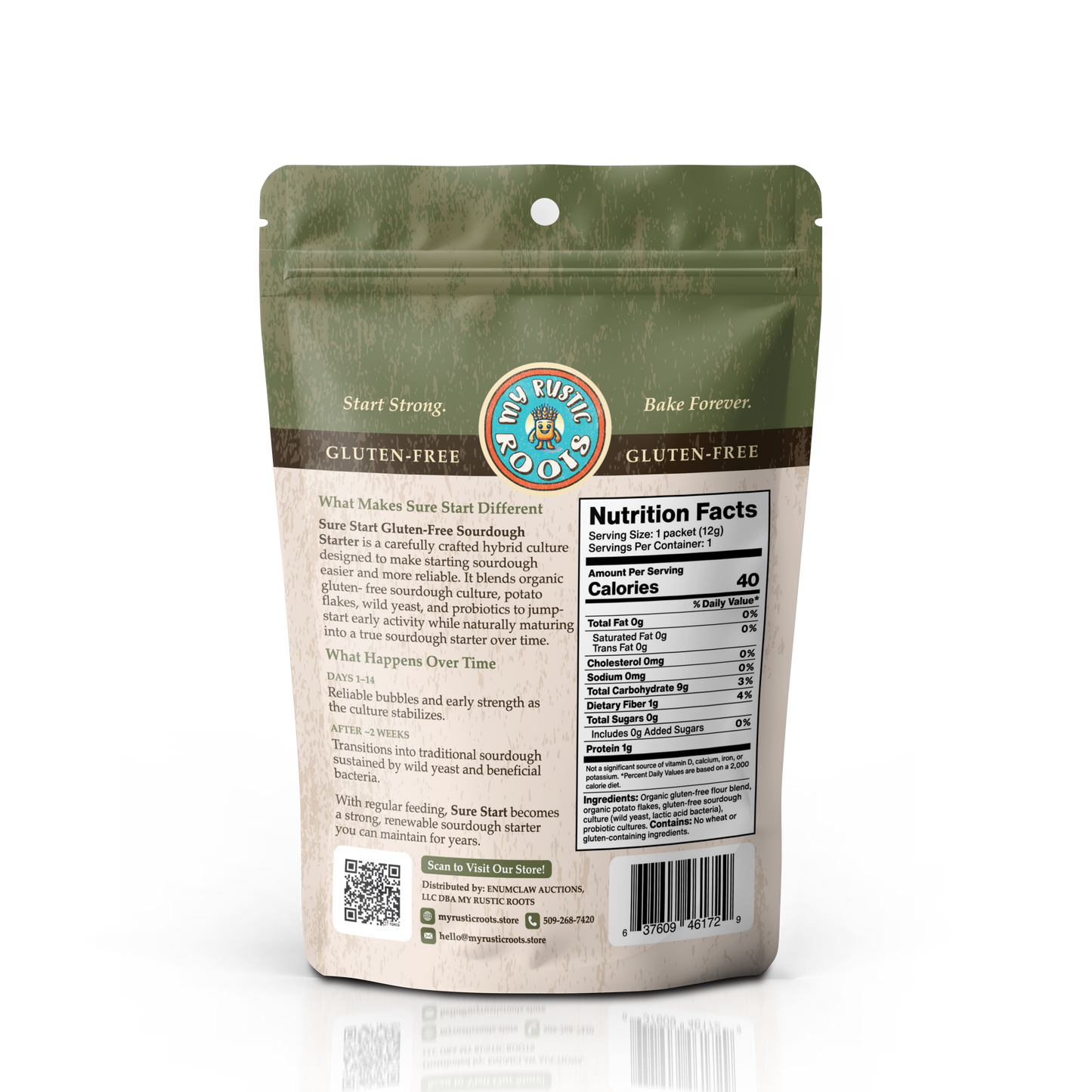 Sure Start Fail-Proof Sourdough Starter Culture Gluten Free