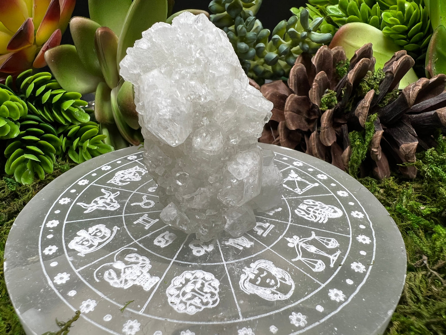 Apophyllite Cluster