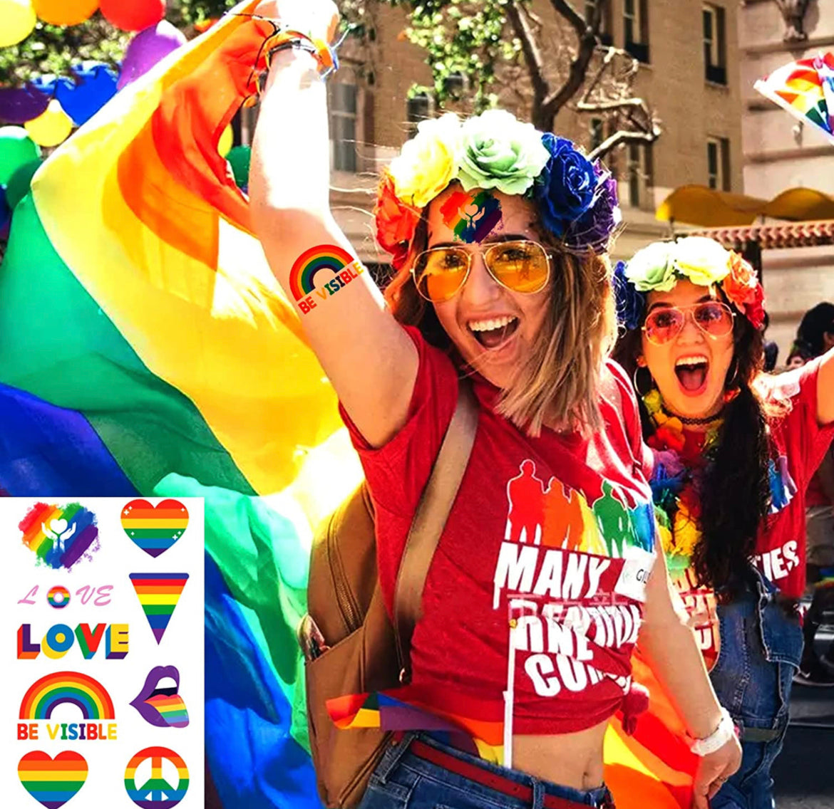 Pride Temporary Tattoos