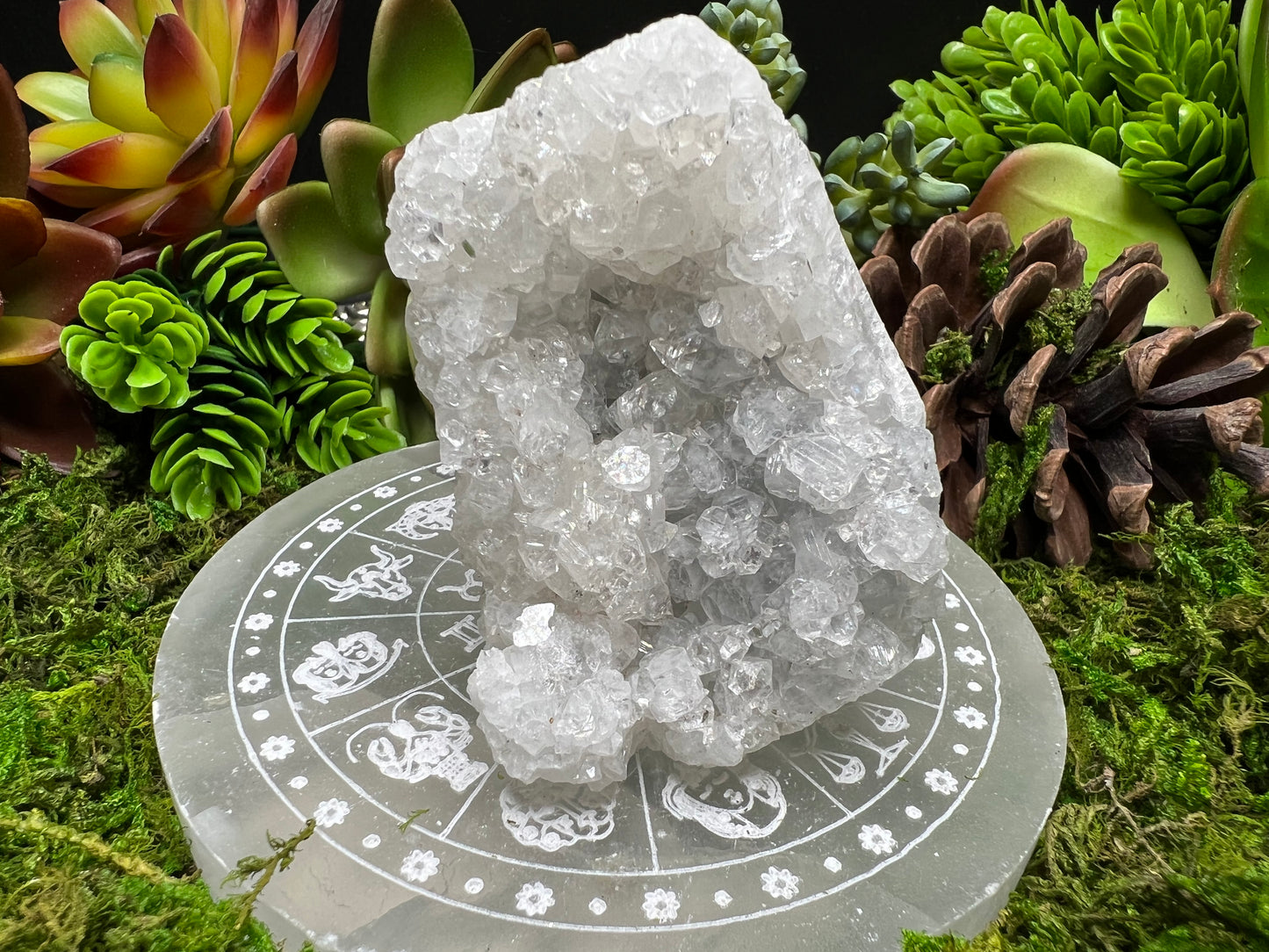 Apophyllite Cluster