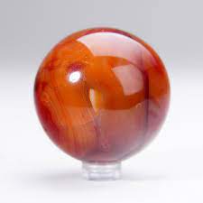 Carnelian Agate Sphere