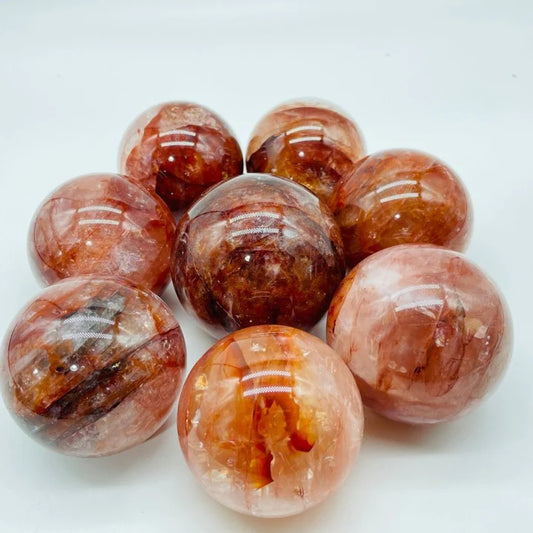 Fire Quartz Sphere