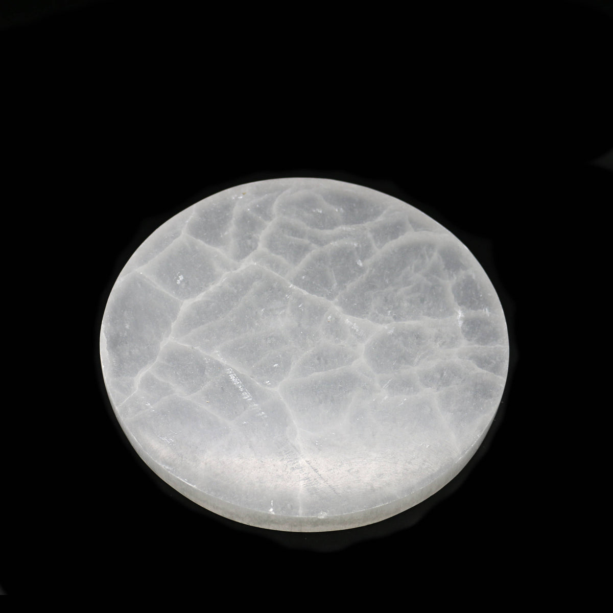 Round Selenite Charging Plate - (6 in.)