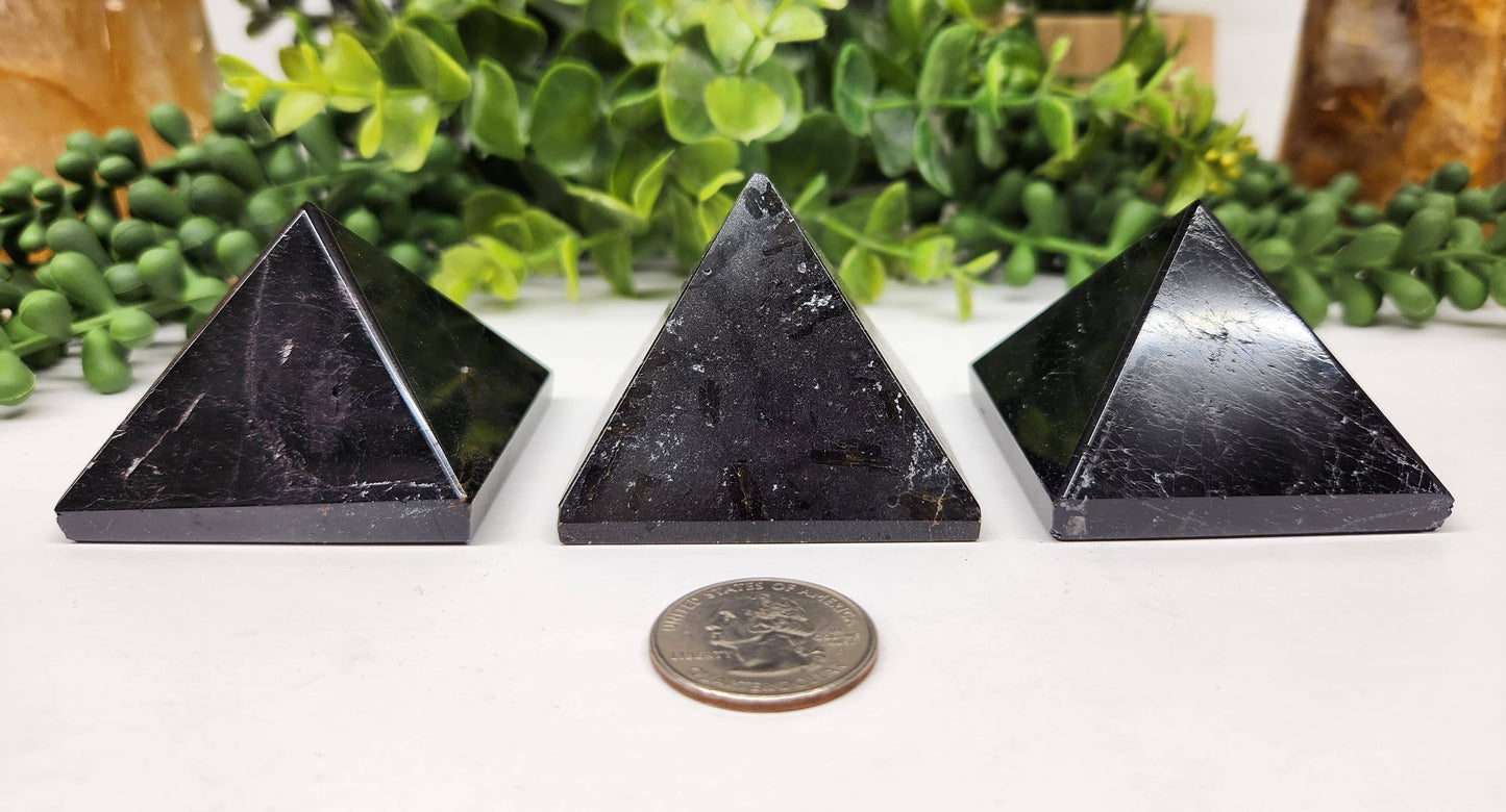 Black Tourmaline Pyramid