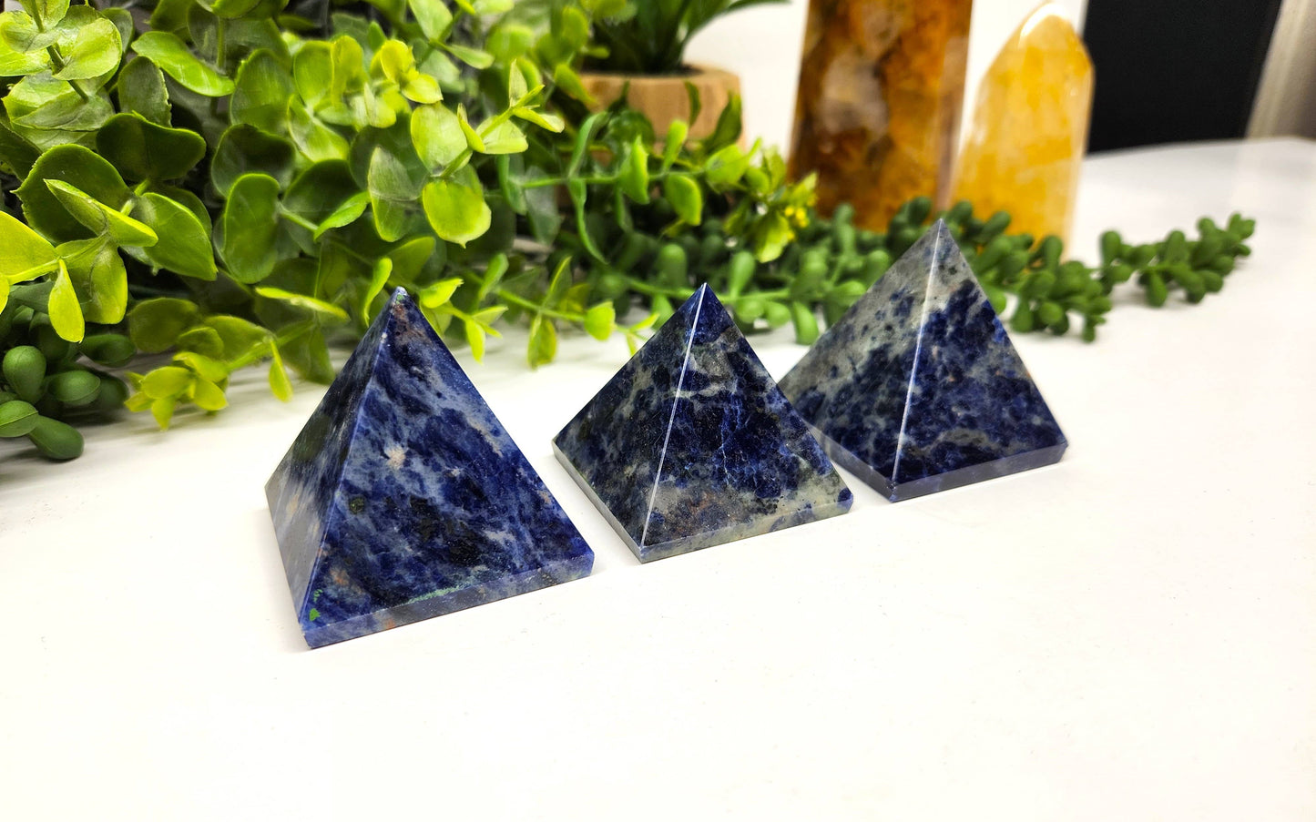 Sodalite Pyramid