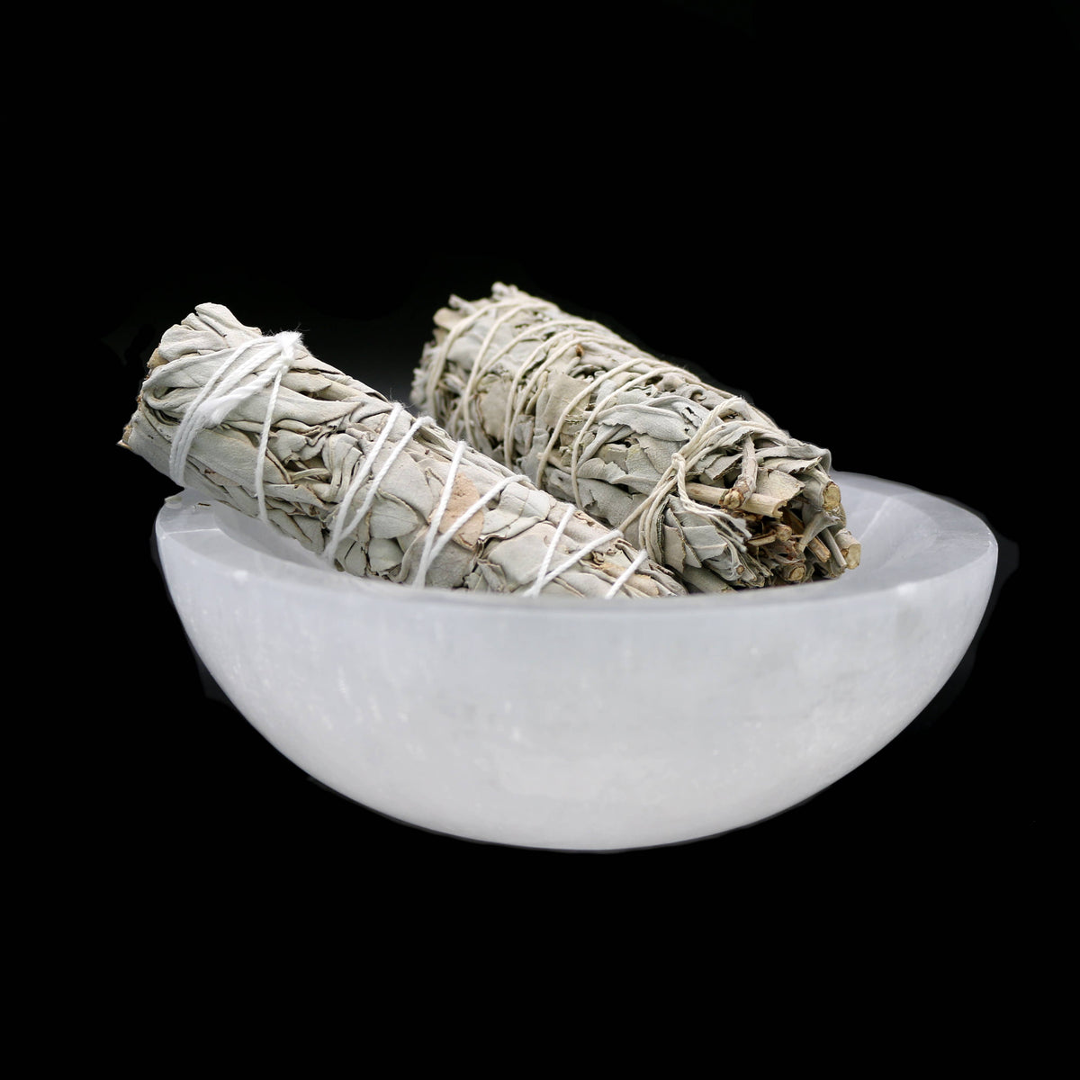 Selenite Smudge Bowl - Round (6 in.)