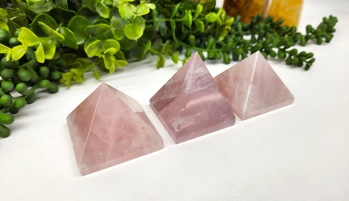 Rose Quartz Pyramid