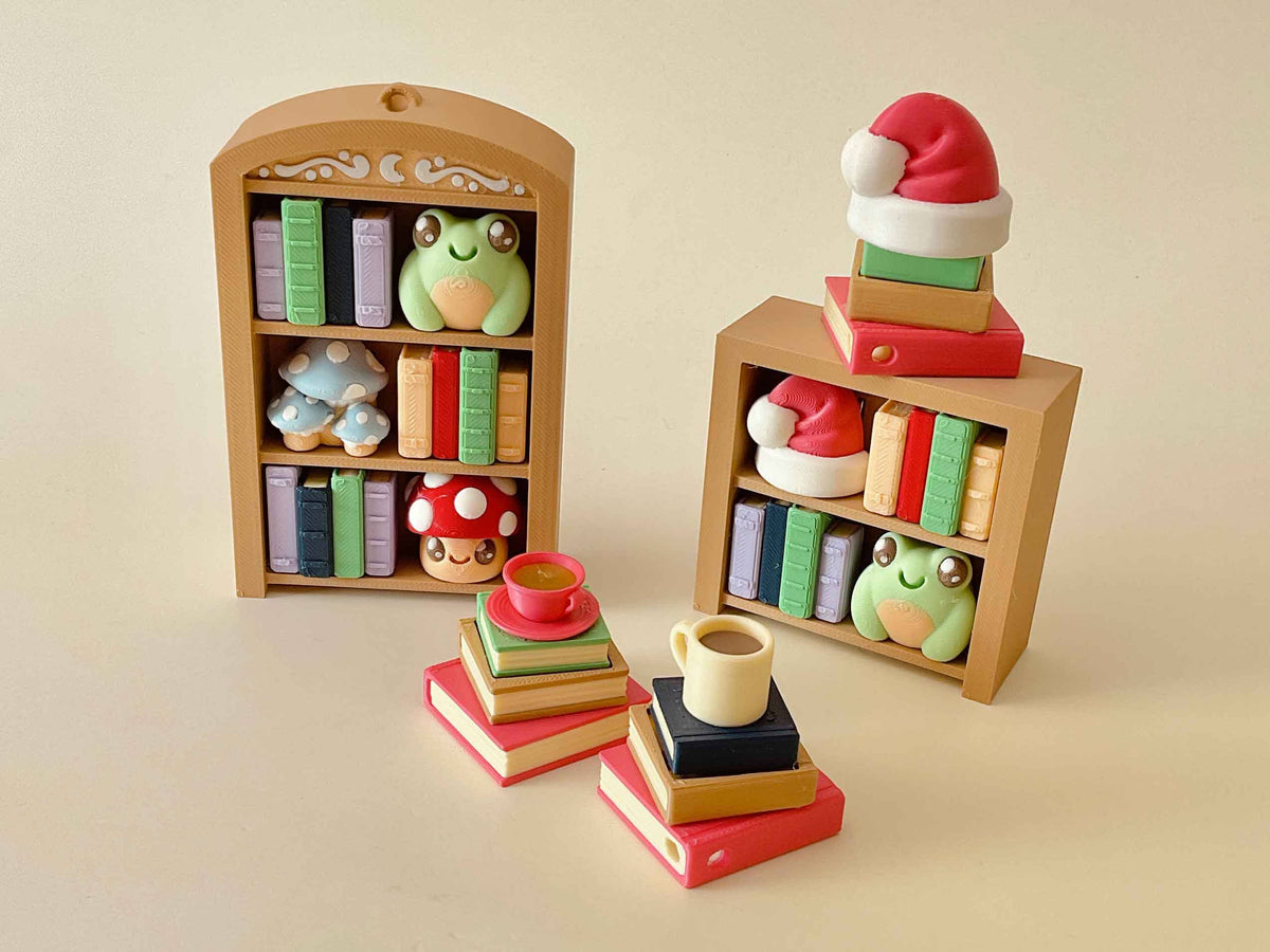 3-shelf Book Nook / Keychain