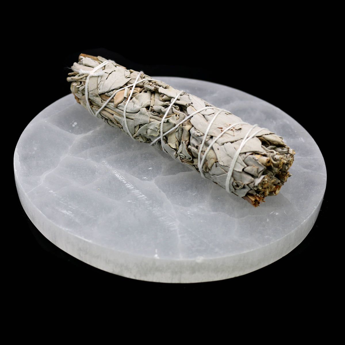 Round Selenite Charging Plate - (6 in.)