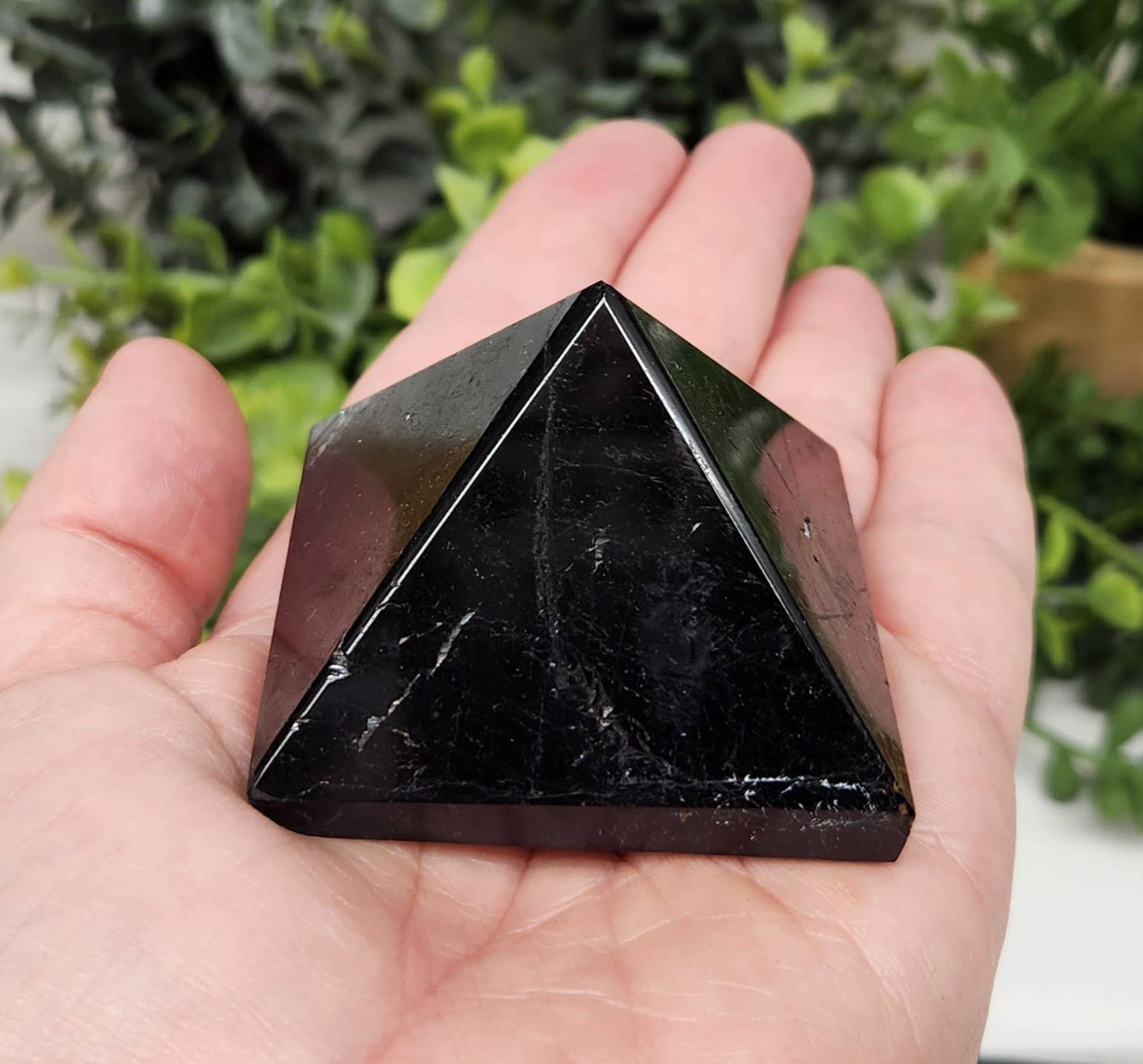 Black Tourmaline Pyramid