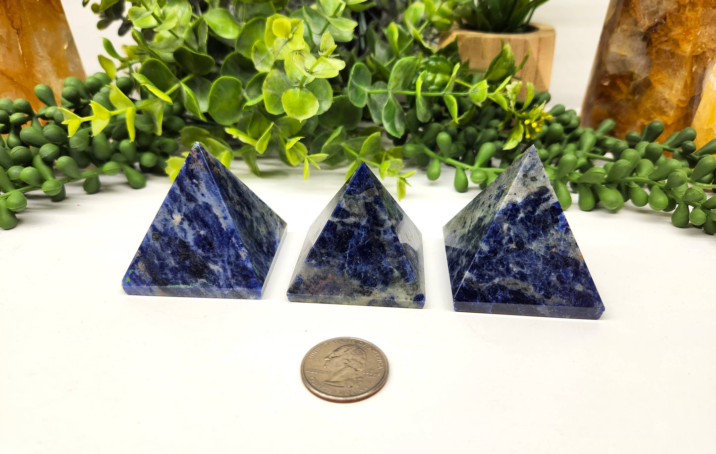 Sodalite Pyramid