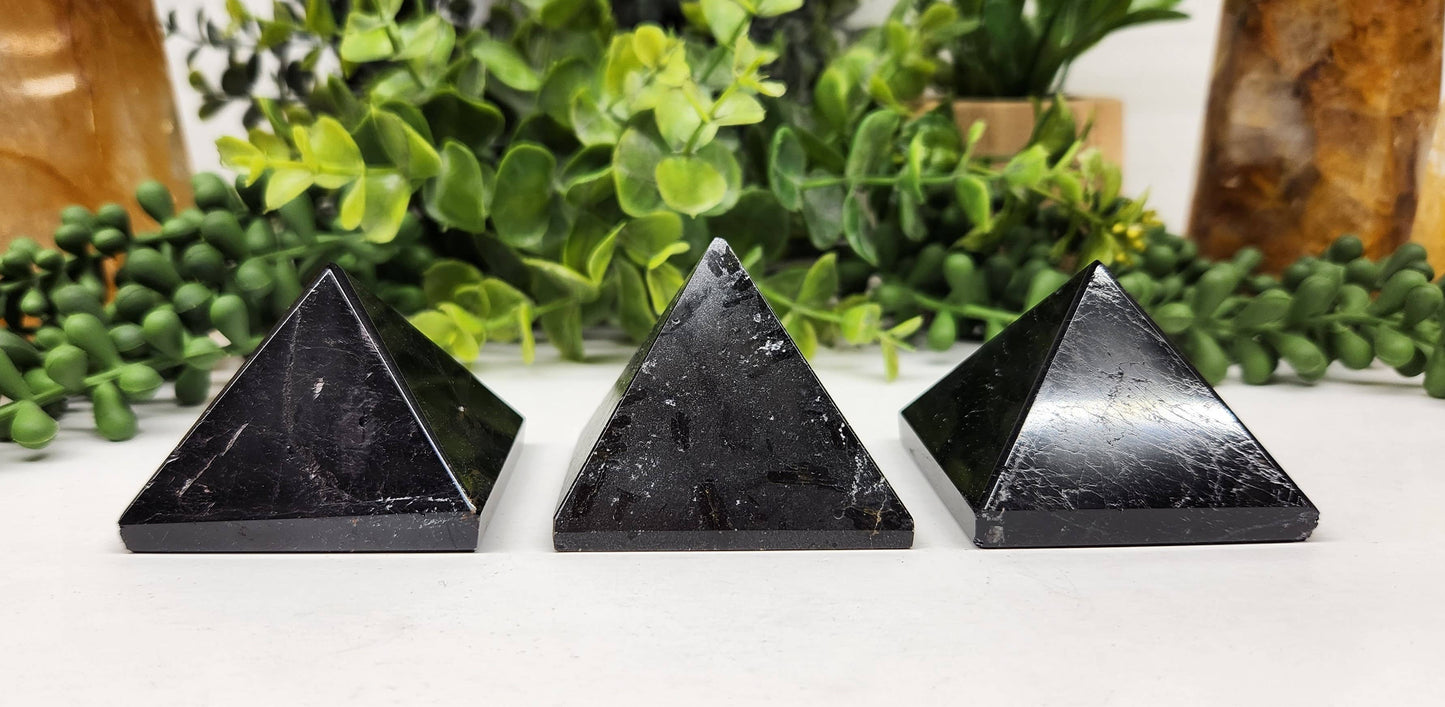 Black Tourmaline Pyramid