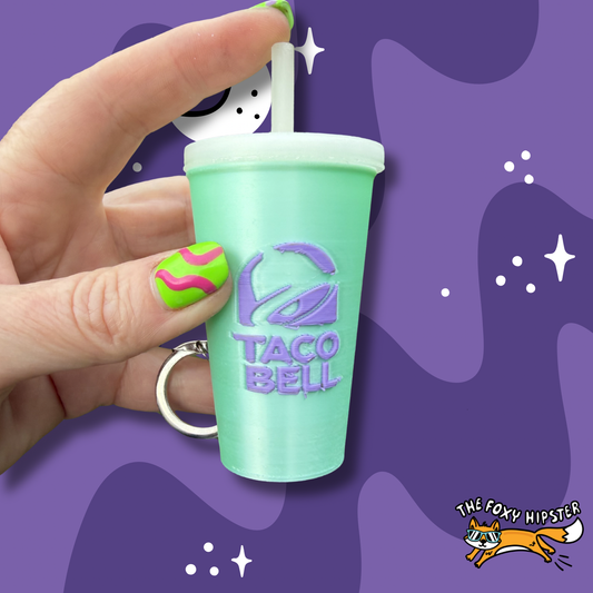 Baja Blast Fidget Clicker Keychain