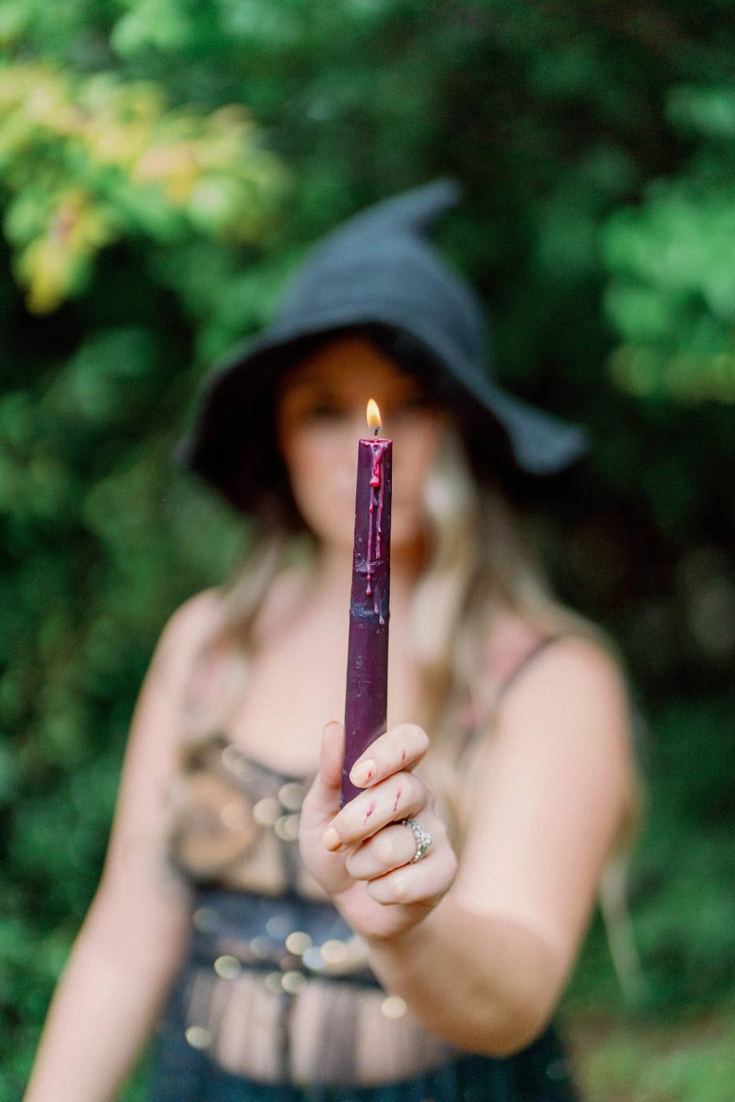 Vampire Blood Candles - Set of 4, Bleeding Candles 10”