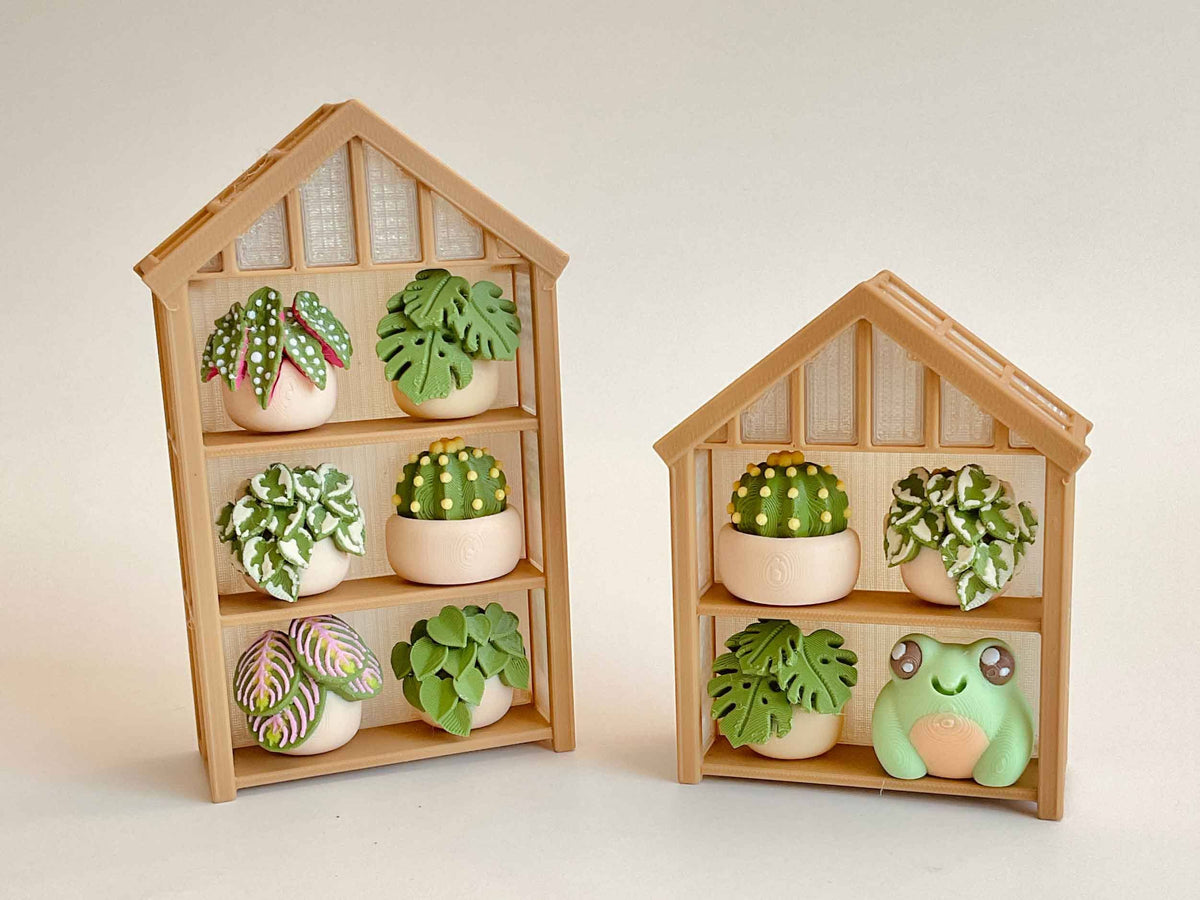 3x2 Greenhouse Plant Shelf Clicker Keychain