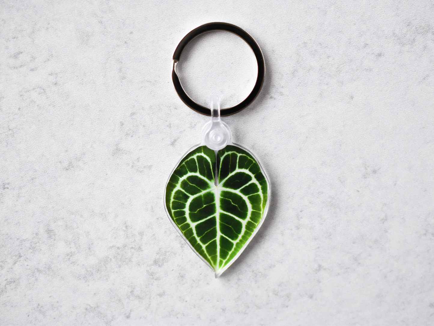 Acrylic Leaf Keychains: Half Moon Albo