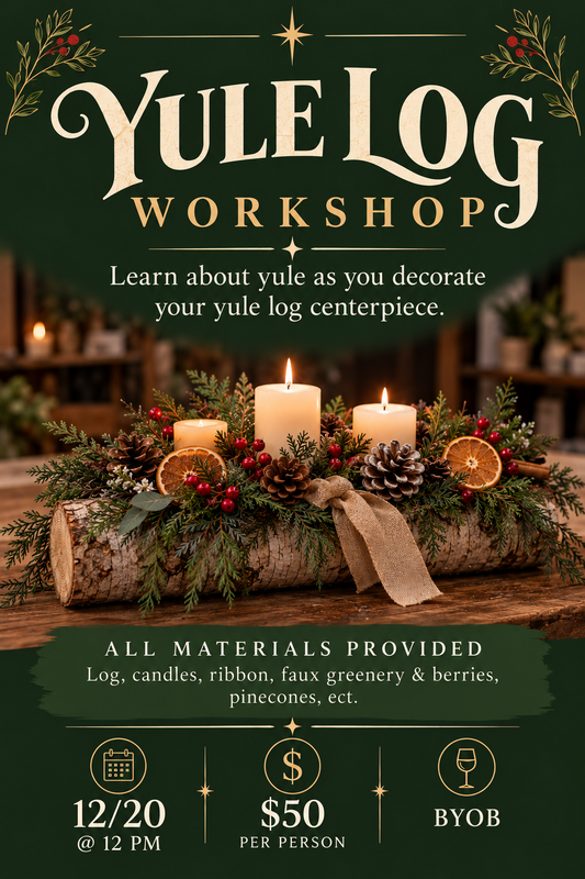 Yule Log Workshop