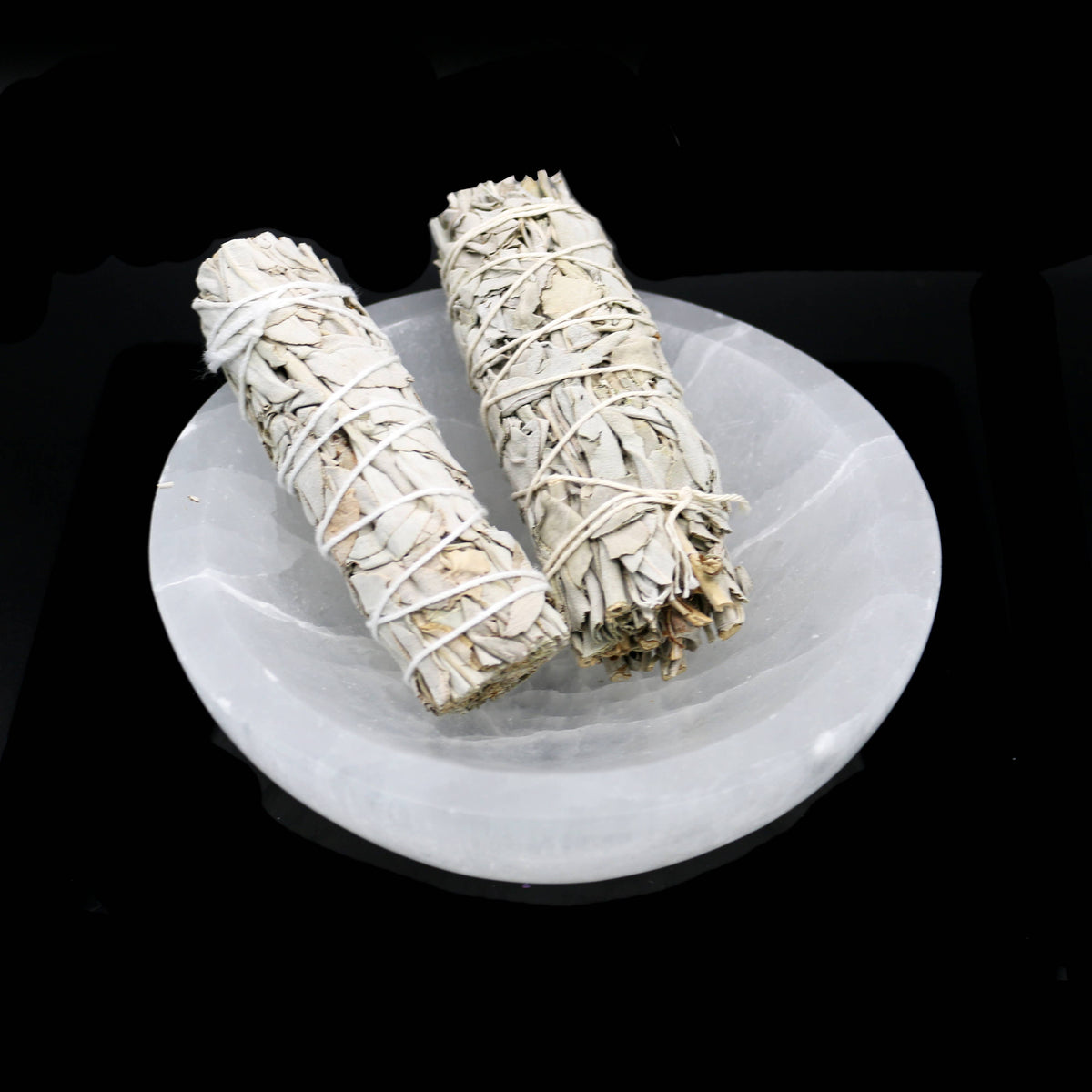Selenite Smudge Bowl - Round (6 in.)
