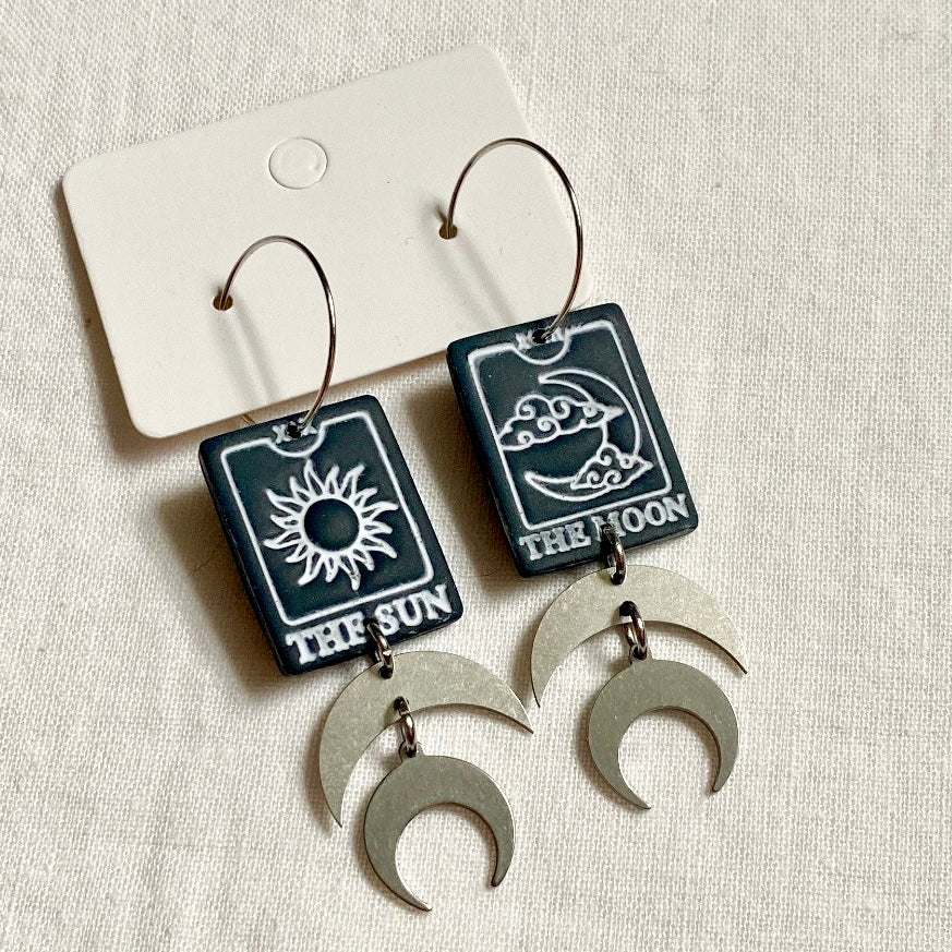 Tarot Card Earrings