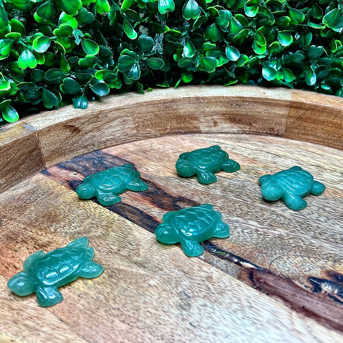 Mini Green Aventurine Sea Turtles