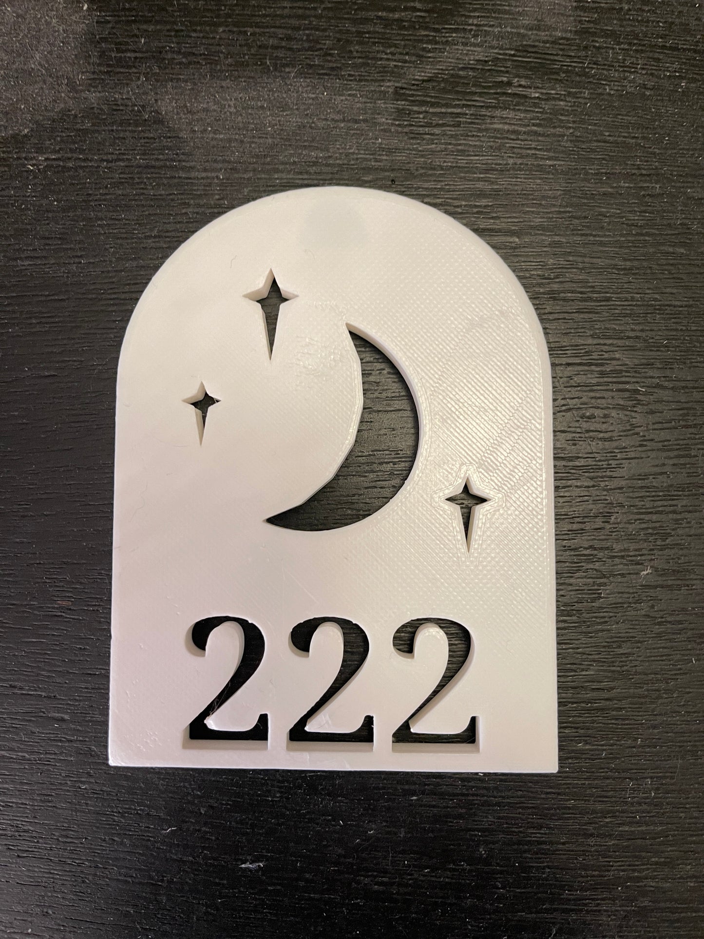 3D Printed Angel Number Sign