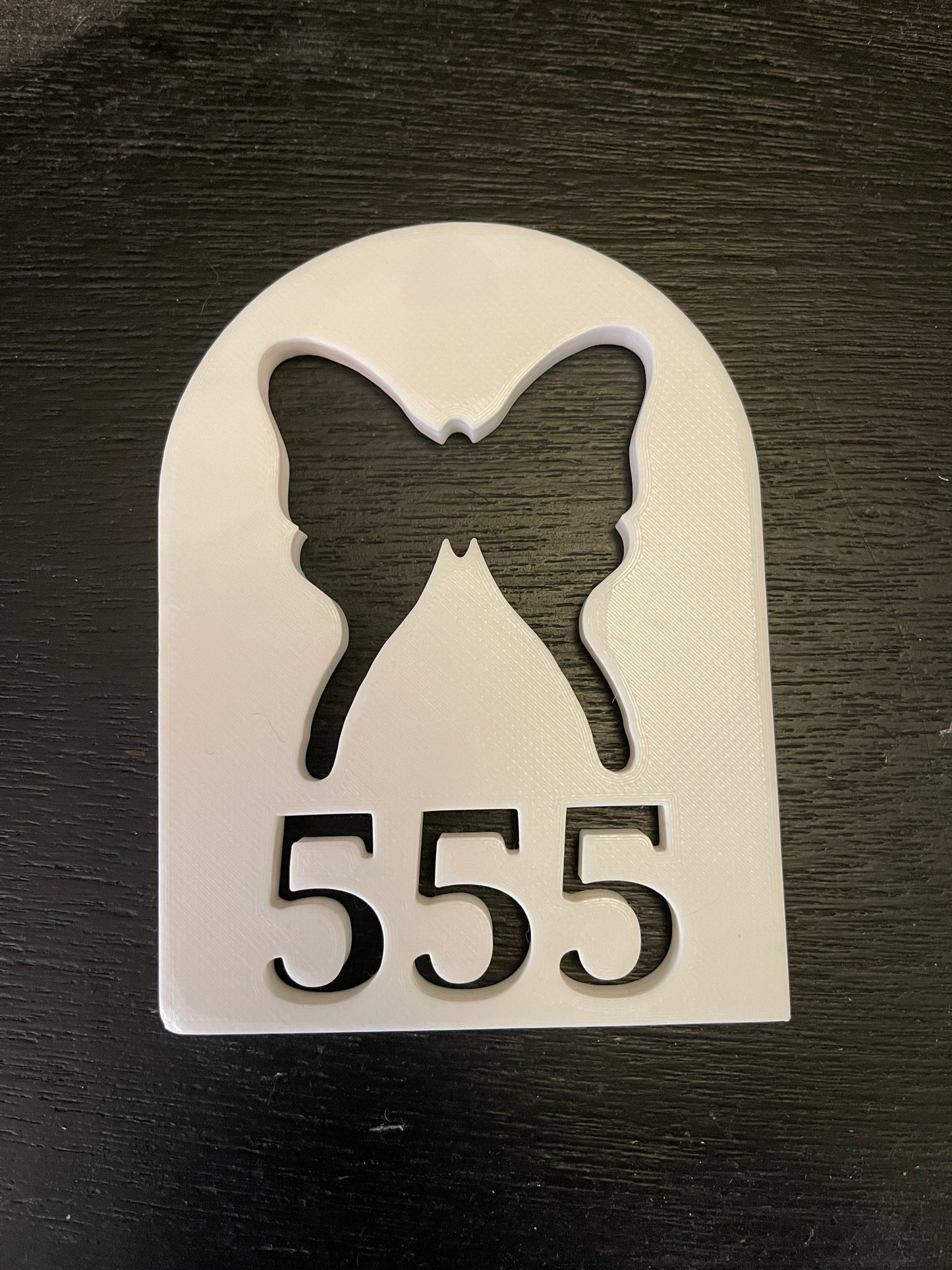 3D Printed Angel Number Sign