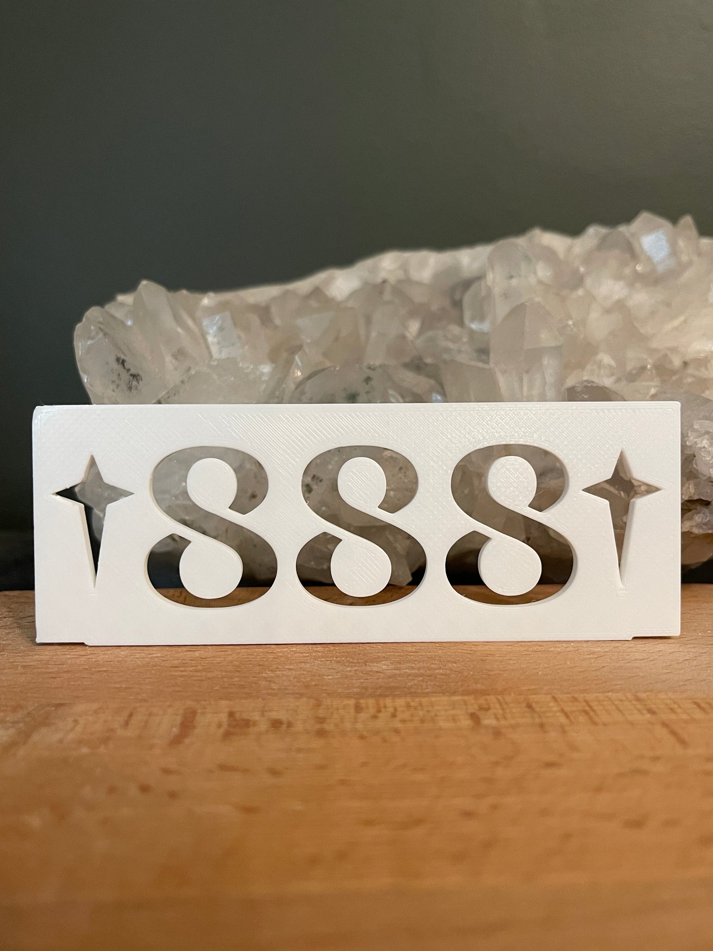 3D Printed Angel Number Sign