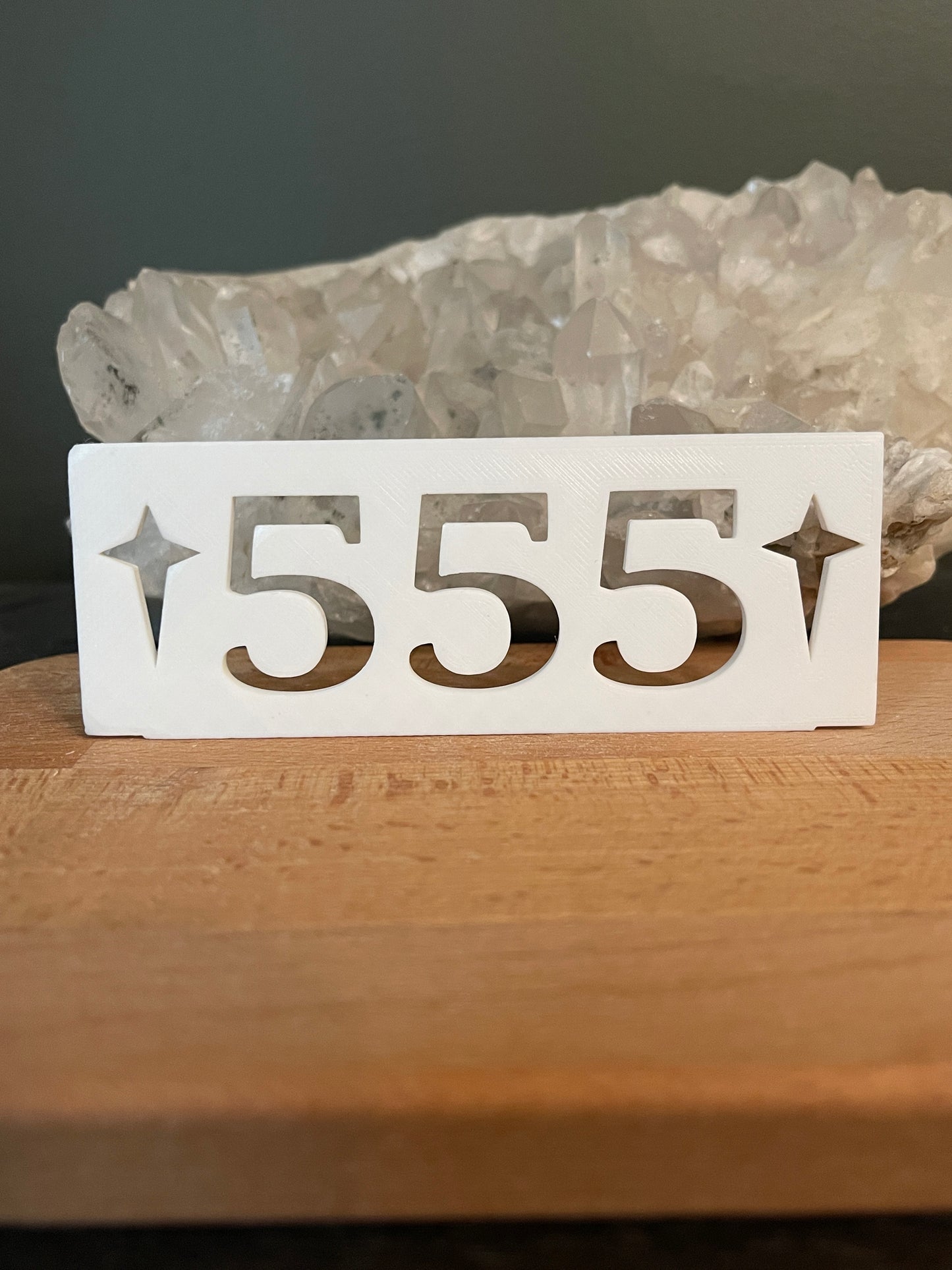 3D Printed Angel Number Sign