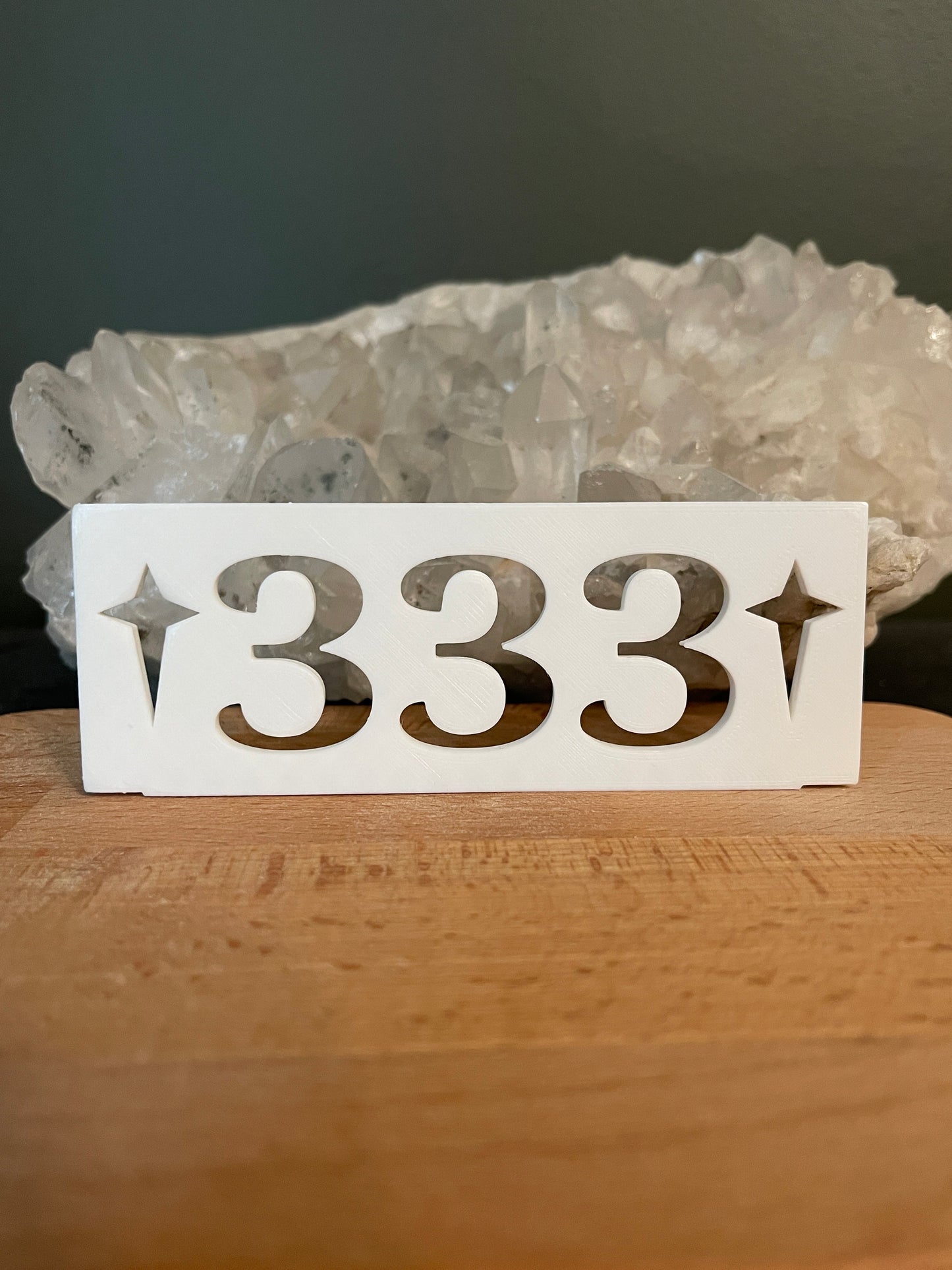 3D Printed Angel Number Sign