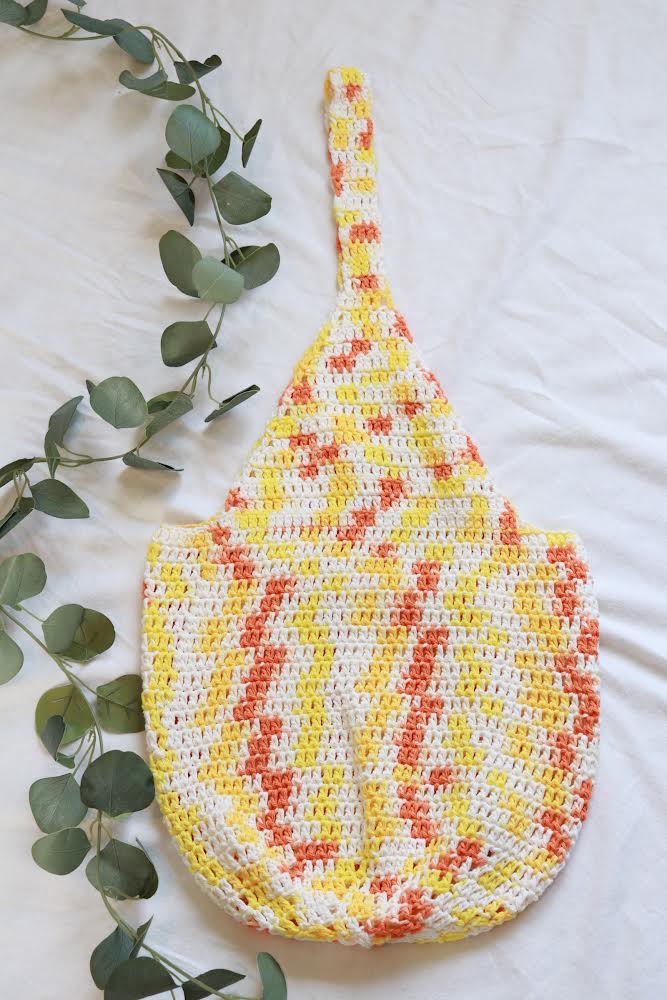 Crochet Market Slouch Bag