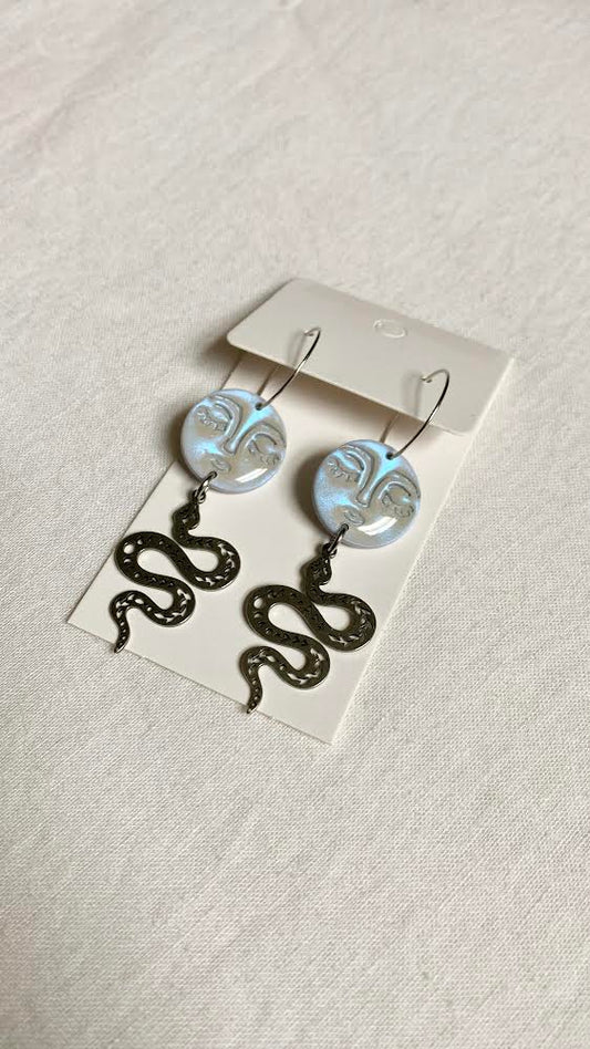 Moon Serpents Earrings