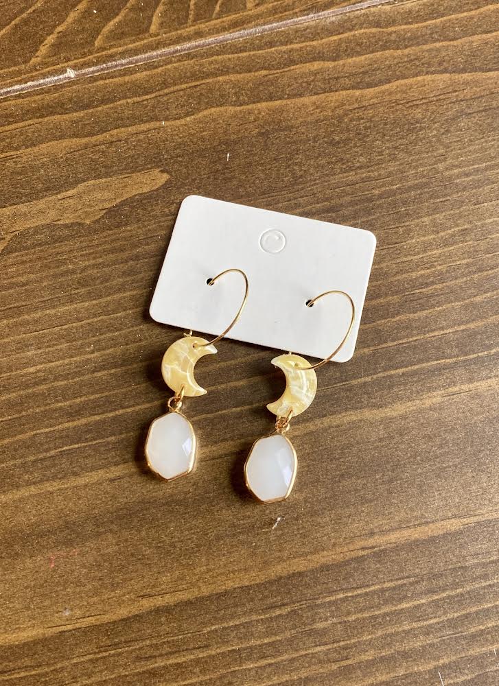 Mini Moon Earrings