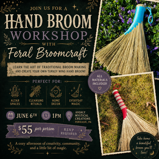 Hand Broom Workshop W/ Feral Broomcraft