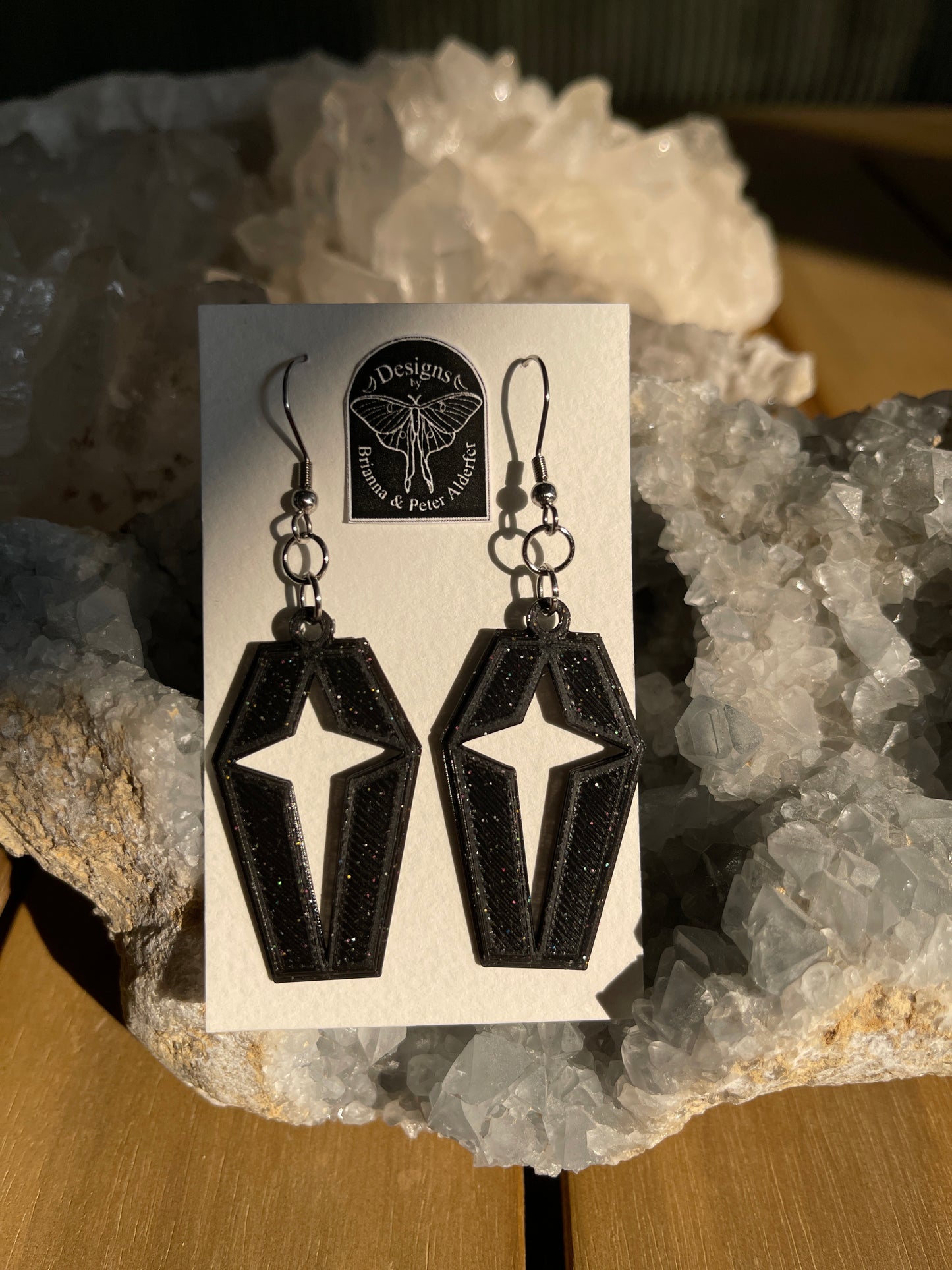 Coffin Earrings