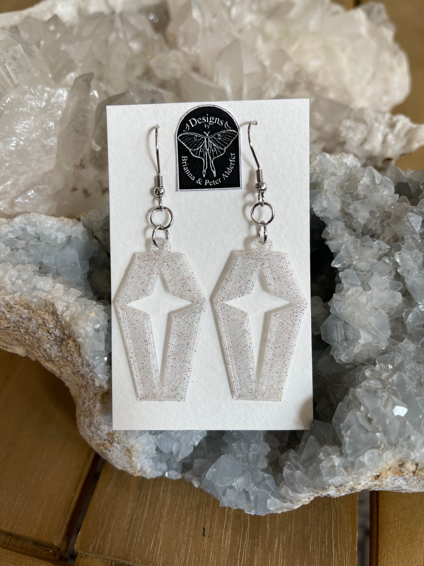 Coffin Earrings