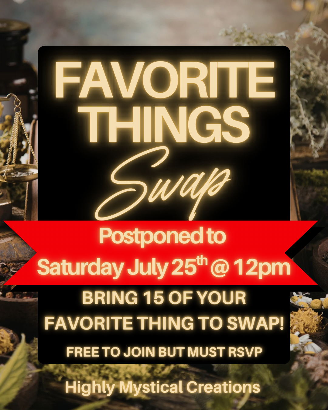 Favorite Things Swap