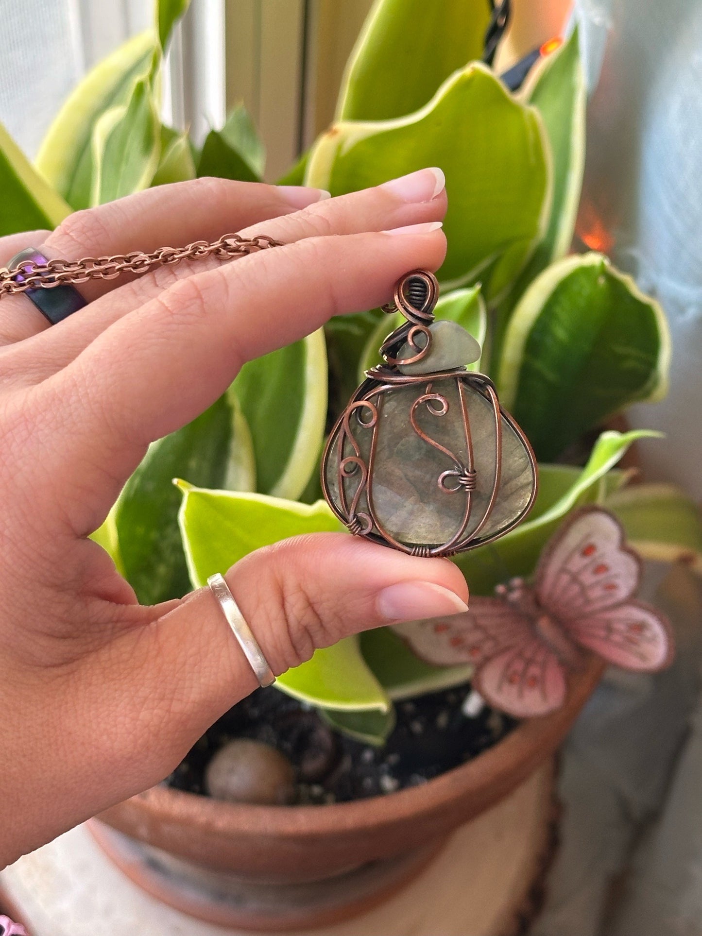 Labradorite Pumpkin