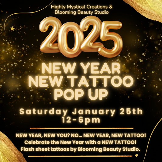 New Year, New Tattoo Pop Up W/ Blooming Beauty Studio