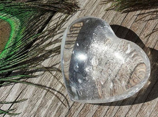 Clear Quartz Heart