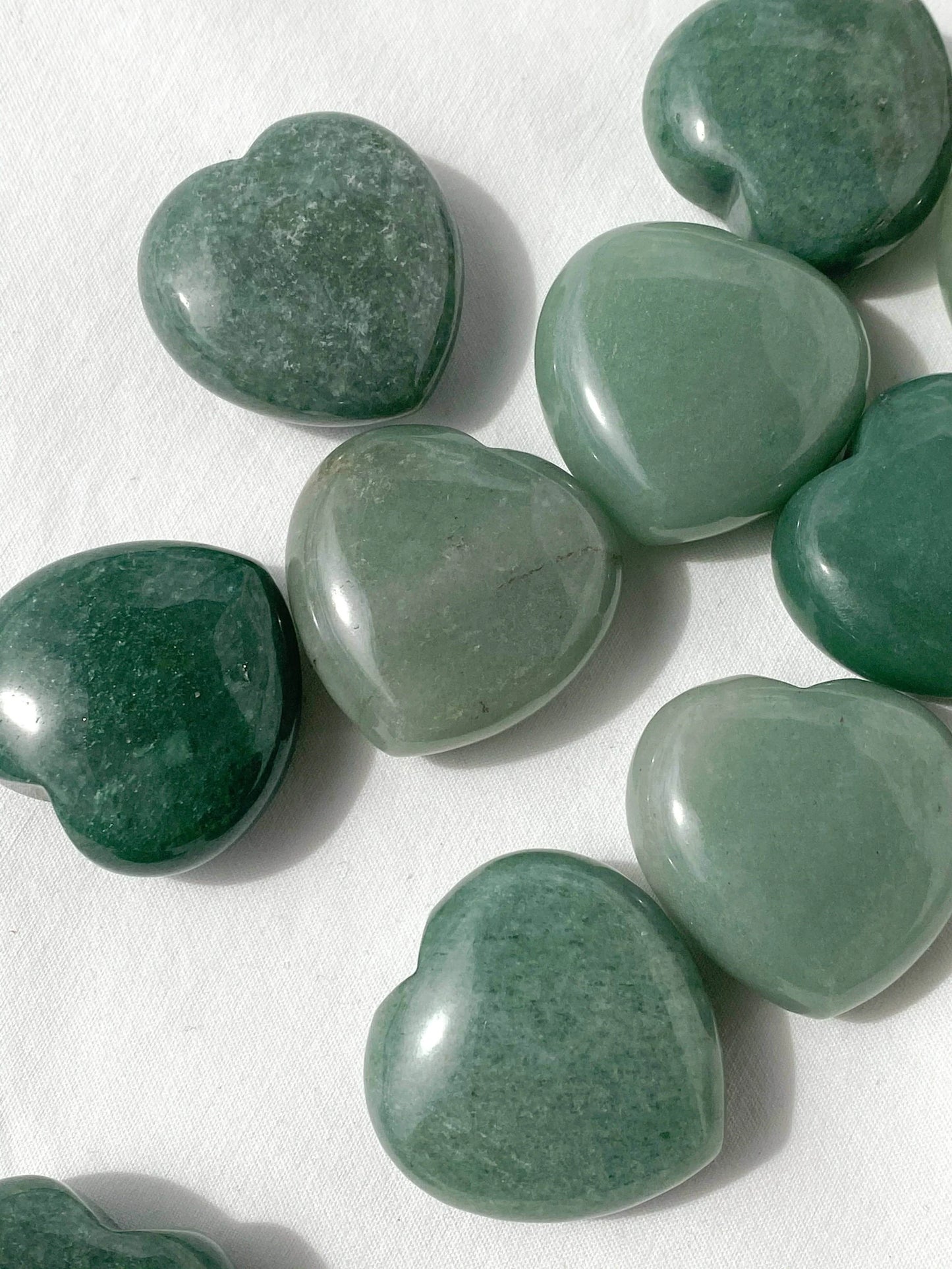 Green Aventurine Heart